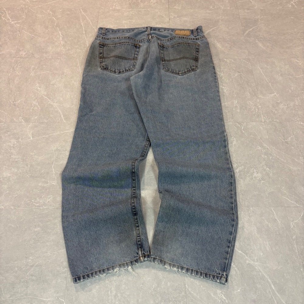 Urban Up Pipeline Mens Baggy Jeans 34x30 Medium Wash Wide Leg Skater Y2K Denim
